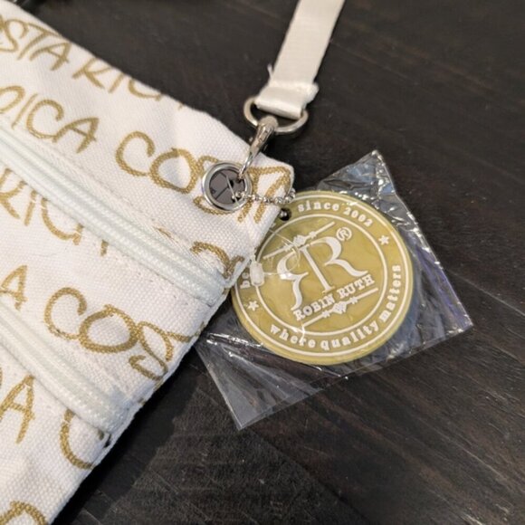 3/$20 ROBIN RUTH Costa Rica Crossbody Bag Metallic Pouch Purse Travel Souvenir - Picture 3 of 11